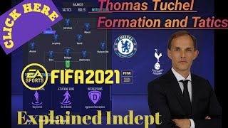 THOMAS TUCHEL TATICS AND FORMATION EXPLAINED IN FIFA21 HOW TO APPLY THESE TATICS SUBSCRIBE [upl. by Orin]