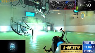 40904KHDR Portal RTX  Test Chamber 19  GLADOS Boss Fight  Ending Path TracingDLSSFGRR [upl. by Aniraad]