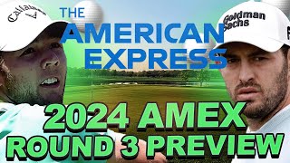 AMEX Round 3 Preview  Live Chat  Draftkings Showdown DFS Strategy Underdog  Prize Picks Props [upl. by Ad]