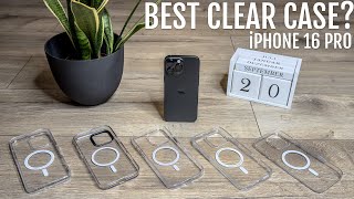 Best Clear Case for iPhone 16 Pro  Apple Spigen ESR amp ROXX [upl. by Eiggep]