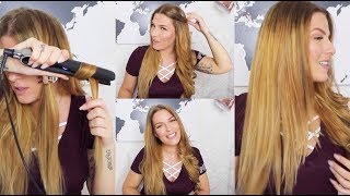 LOCKEN amp GLÄTTEN mit ghd Glätteisen HAIR TUTORIAL easy amp schnell [upl. by Mharg804]