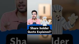 Share Holder Quota Explained  finance money business gkhindi gkindia basicgyaan [upl. by Karisa80]