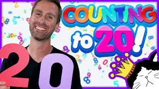 🔢 Counting to 20  120 Counting Song for Kids  Mooseclumps  Kids Learning Videos for Toddlers [upl. by Ahsain861]