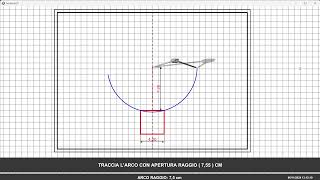 Disegno Tecnico Sviluppo piramide a base quadrata  dimensioni lato 4cm e altezza 7 cm [upl. by Laurette]