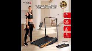 Trotadora caminadora plegable motor 2hp Slimfit  Guía de uso [upl. by Geraldine]