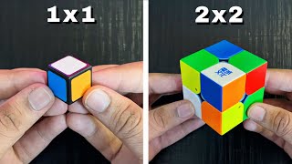 1x1 to 10x10 Rubik’s Cubes Unboxing 🤯 [upl. by Philpot481]