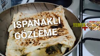 Ağızda dağılan çıtır çıtır ıspanaklı gözleme tarifi yaparken tereyağı kullandık [upl. by Daniella]