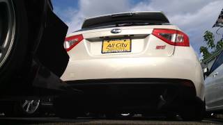 2009 Subaru WRX STI Hatchback w straight pipe Invidia N1 exhaust [upl. by Moffitt]