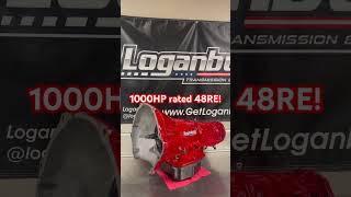 Red Black amp 1000HP Rated loganbuilt 48re cummins transmission custom paint sonnax goerend [upl. by Haleehs565]