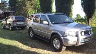 Mitsubishi Montero vs Opel Frontera [upl. by Solahcin847]