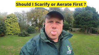 Should You Scarify Or Aerate Your Lawn FIRST [upl. by Anwad447]