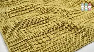 How to Knit the “Harveyquot Baby Blanket [upl. by Millham]