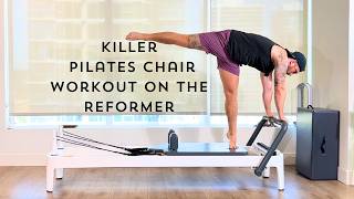 TONE Your Full Body with This Pilate ChairReformer Crossover Workout [upl. by Tilly]