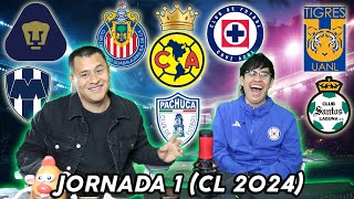 PRONOSTICOS JORNADA 1 Liga mx  CLAUSURA 2024 🔥🔥🔥 [upl. by Aiuqes601]