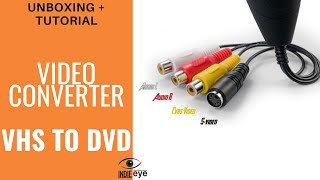 Convertitore da VHS a DVD  Video Grabber Techside video unboxing e tutorial [upl. by Holle]