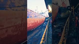 This is how you paint a big ship ship shipping boat seaman engineer sea marine paint [upl. by Laurance]