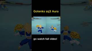 Gotenks ssj 3 vs Future Trunks dragonball dragonballsparkingzero gaming [upl. by Dougy]