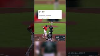 Yordan Alvarez With 2 HRs mlb baseball mlbhighlights mlbb mlbbcreatorcamp baseballhighlights [upl. by Onra]