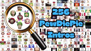 256 PewDiePie Intros Played At The Same Time  PART 3 [upl. by Dayna]