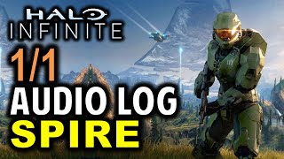 Spire Audio Log Location  Halo Infinite Collectibles Guide [upl. by Adnohsed789]