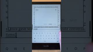 How to Highlight Text and Make a Note on Your Kindle [upl. by Sucitivel]