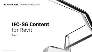 Using IFCSG Content for Revit  Part 1 [upl. by Cock]