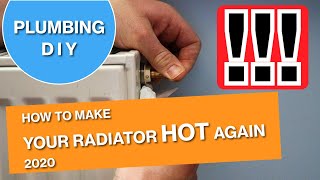 How to make your cold radiator hot again  What you need to do next [upl. by Akinna]