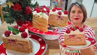 Postre Navideño🎄 Torta de la Abuela  SilvanaCocina🎄 [upl. by Orestes384]