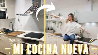 MI COCINA NUEVA  Vlog de la reforma y el resultado final [upl. by Ramad]