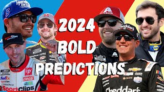 Bold Predictions for the 2024 NASCAR Season [upl. by Ynabe]