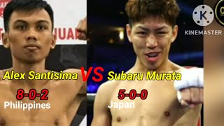 Alex Santisima VS Subaru Murata  FULL FIGHT HIGHLIGHTSJapan Vs Philippines [upl. by Omlesna]