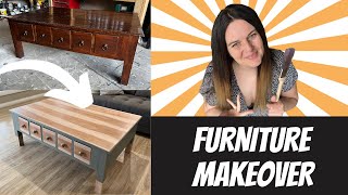 Transform Your Coffee Table StepbyStep Furniture Makeover Guide [upl. by Tufts]