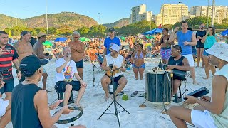 Pagode na Praia  Lua Vai  Inaraí  Cheia de Manias [upl. by Dnomyaw]