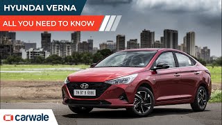 Hyundai Verna Design Engines Features Colours and Price  All You Need to Know  CarWale [upl. by Retsae459]