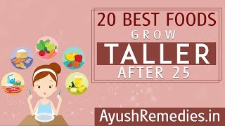 20 Best Foods to Grow Taller After 25 Naturally at Home [upl. by Annahael]