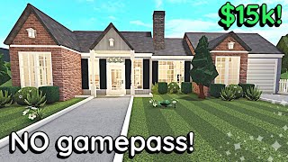 Realistic Bloxburg NO GAME PASS House Build Tutorial Part 1 [upl. by Wilmott]