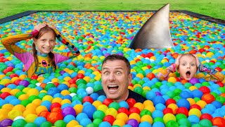 Colorful Ball Pool Adventure with Dad [upl. by Beulah622]