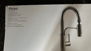 Install within 10min how to install costco kohler kitchen faucet [upl. by Nodnol]