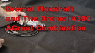 Dremel Flex Shaft on a Dremel 4300 [upl. by Peednama]