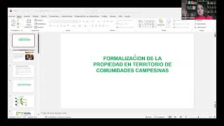 3era sesión Formalización de la Propiedad en Comunidades Campesinas [upl. by Ushijima]