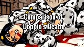 Comparison of Doppios Death Anime vs Manga [upl. by Herra]