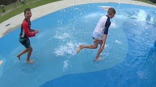 Banjos Billabong Water Slide at Jamberoo Action Park [upl. by Piefer487]