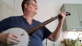 Grandfathers Clock  2 Finger Old Time Banjo [upl. by Eserahc]