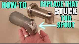 Trick to Remove That Stuck Tub Spout [upl. by Zins]