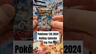 Pokémon TCG 2024 Holiday Calendar Opening Day Five pokemon pokemontcg pokemoncardopening [upl. by Mehs659]