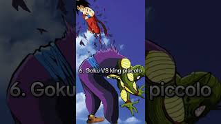 Top 10 Best Fights of Goku dbz dbs goku shorts edit [upl. by Dieball857]