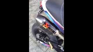 Honda Grom MSX125 Akrapovic exhaust Tyga header  WITHOUT BAFFLE [upl. by Leirad549]