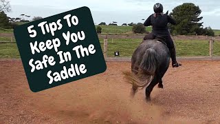 5 Tips To Keep You Safe Riding A Horse [upl. by Soilisav]