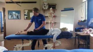 Mobilisation and Soft Tissue treatment of the Hip Joint to help lower back pain [upl. by Jaella]