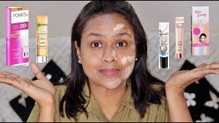 Trying 10 BB Creams Under 350 Rs  Best amp Worst  Recommendations On Medium Deep Skintone [upl. by Navek]